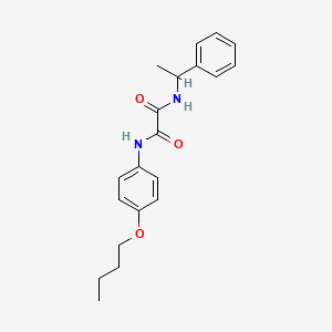 molecular formula C20H24N2O3 B4070313 N-(4-butoxyphenyl)-N'-(1-phenylethyl)ethanediamide 