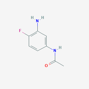 molecular formula C8H9FN2O B040704 N-(3-氨基-4-氟苯基)乙酰胺 CAS No. 113596-04-6