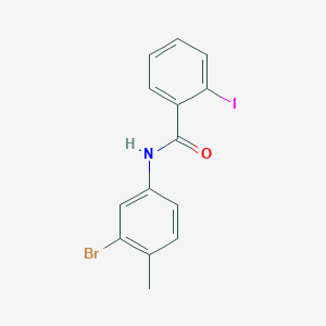 N-(3-bromo-4-methylphenyl)-2-iodobenzamide
