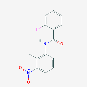 molecular formula C14H11IN2O3 B407044 2-iodo-N-(2-methyl-3-nitrophenyl)benzamide 