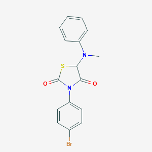3-(4-Bromophenyl)-5-(methylanilino)-1,3-thiazolidine-2,4-dione