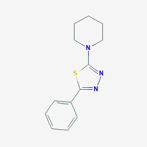 molecular formula C13H15N3S B407079 1-(5-Phenyl-1,3,4-thiadiazol-2-yl)piperidine 