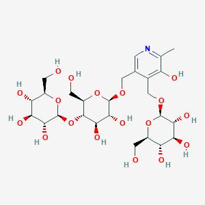 4'-O-(Glucosyl)-5'-O-(cellobiosyl)pyridoxine
