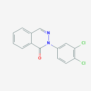 molecular formula C14H8Cl2N2O B4070938 2-(3,4-dichlorophenyl)-1(2H)-phthalazinone 
