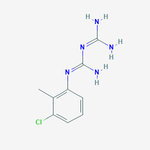 molecular formula C9H12ClN5 B4071108 N-(3-chloro-2-methylphenyl)imidodicarbonimidic diamide 