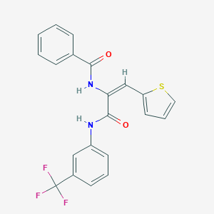 N-(2-(2-thienyl)-1-{[3-(trifluoromethyl)anilino]carbonyl}vinyl)benzamide