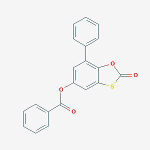 2-Oxo-7-phenyl-1,3-benzoxathiol-5-yl benzoate