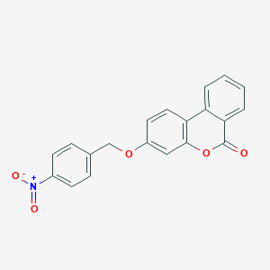 3-[(4-Nitrophenyl)methoxy]benzo[c]chromen-6-one