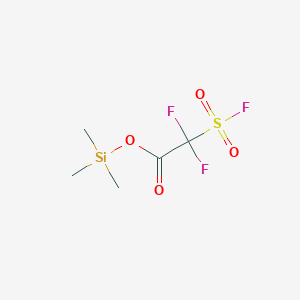 molecular formula C5H9F3O4SSi B040721 Trimethylsilyl 2,2-difluoro-2-(fluorosulfonyl)acetate CAS No. 120801-75-4
