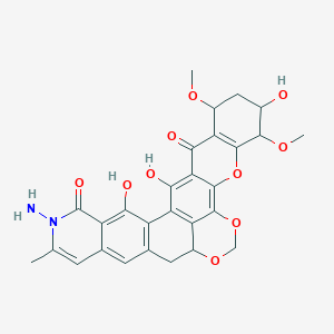 molecular formula C28H26N2O10 B040722 Actinoplanone C CAS No. 116200-80-7