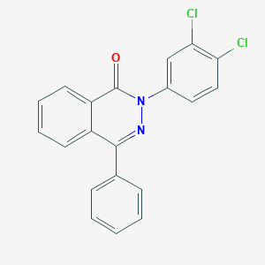 molecular formula C20H12Cl2N2O B407222 2-(3,4-dichlorophenyl)-4-phenylphthalazin-1(2H)-one CAS No. 332056-25-4
