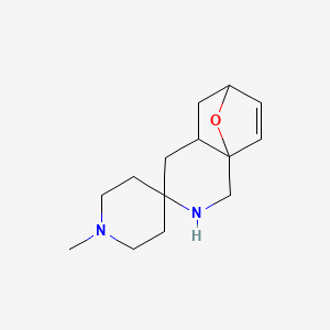 1'-methylspiro[11-oxa-3-azatricyclo[6.2.1.0~1,6~]undec-9-ene-4,4'-piperidine]