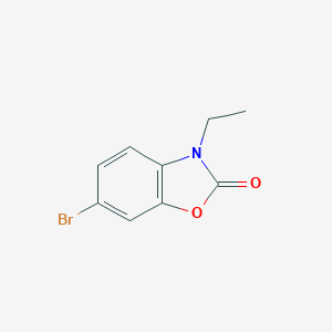 molecular formula C9H8BrNO2 B407235 6-bromo-3-ethyl-1,3-benzoxazol-2(3H)-one 
