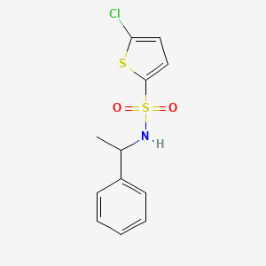 5-chloro-N-(1-phenylethyl)-2-thiophenesulfonamide