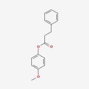 molecular formula C16H16O3 B4072583 4-methoxyphenyl 3-phenylpropanoate 