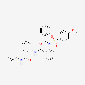 N-{2-[(allylamino)carbonyl]phenyl}-2-{benzyl[(4-methoxyphenyl)sulfonyl]amino}benzamide