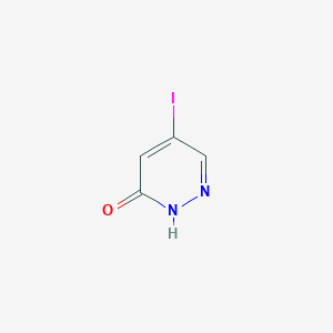 molecular formula C4H3IN2O B040729 5-碘-2,3-二氢吡啶并[3,4-d]嘧啶-3-酮 CAS No. 825633-94-1