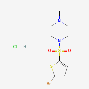 1-[(5-bromo-2-thienyl)sulfonyl]-4-methylpiperazine hydrochloride