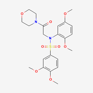 N-(2,5-Dimethoxy-phenyl)-3,4-dimethoxy-N-(2-morpholin-4-yl-2-oxo-ethyl)-benzenesulfonamide