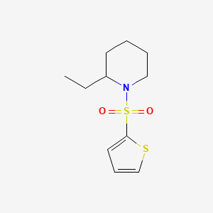 2-ethyl-1-(2-thienylsulfonyl)piperidine