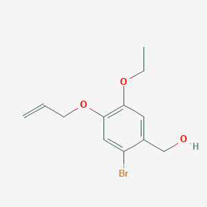 [4-(allyloxy)-2-bromo-5-ethoxyphenyl]methanol