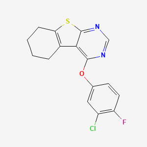 4-(3-chloro-4-fluorophenoxy)-5,6,7,8-tetrahydro[1]benzothieno[2,3-d]pyrimidine