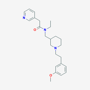 N-ethyl-N-({1-[2-(3-methoxyphenyl)ethyl]-3-piperidinyl}methyl)-2-(3-pyridinyl)acetamide