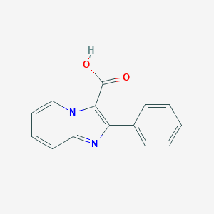 molecular formula C14H10N2O2 B040731 2-苯基咪唑并[1,2-A]吡啶-3-羧酸 CAS No. 123533-41-5