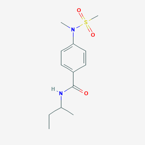 N-(sec-butyl)-4-[methyl(methylsulfonyl)amino]benzamide