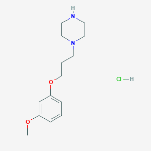 1-[3-(3-methoxyphenoxy)propyl]piperazine hydrochloride