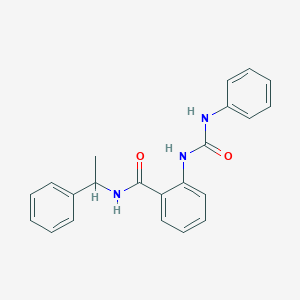 2-[(anilinocarbonyl)amino]-N-(1-phenylethyl)benzamide