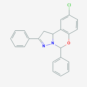 9-Chloro-2,5-diphenyl-1,10b-dihydropyrazolo[1,5-c][1,3]benzoxazine