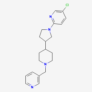 5-chloro-2-{3-[1-(3-pyridinylmethyl)-4-piperidinyl]-1-pyrrolidinyl}pyridine