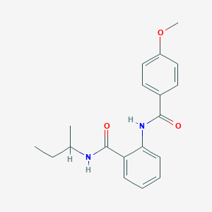 N-(sec-butyl)-2-[(4-methoxybenzoyl)amino]benzamide