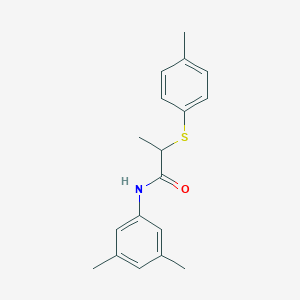 N-(3,5-dimethylphenyl)-2-[(4-methylphenyl)thio]propanamide