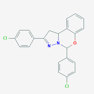 2,5-Bis(4-chlorophenyl)-1,10b-dihydropyrazolo[1,5-c][1,3]benzoxazine