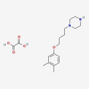 1-[4-(3,4-dimethylphenoxy)butyl]piperazine oxalate