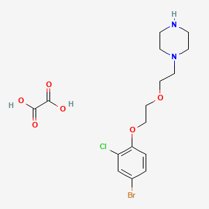 1-{2-[2-(4-bromo-2-chlorophenoxy)ethoxy]ethyl}piperazine oxalate