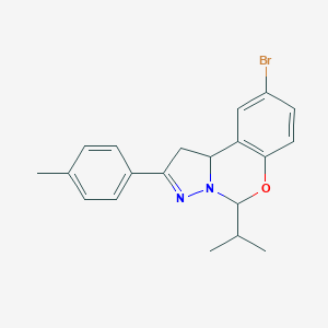 9-Bromo-5-isopropyl-2-(4-methylphenyl)-1,10b-dihydropyrazolo[1,5-c][1,3]benzoxazine