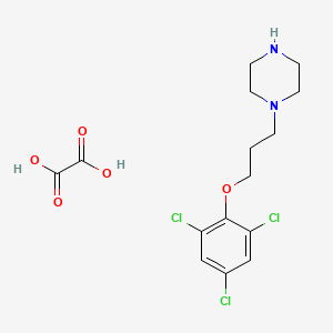 1-[3-(2,4,6-trichlorophenoxy)propyl]piperazine oxalate