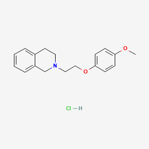 2-[2-(4-methoxyphenoxy)ethyl]-1,2,3,4-tetrahydroisoquinoline hydrochloride