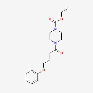 ethyl 4-(4-phenoxybutanoyl)-1-piperazinecarboxylate