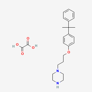 1-{3-[4-(1-methyl-1-phenylethyl)phenoxy]propyl}piperazine oxalate