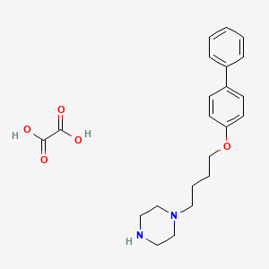 1-[4-(4-biphenylyloxy)butyl]piperazine oxalate