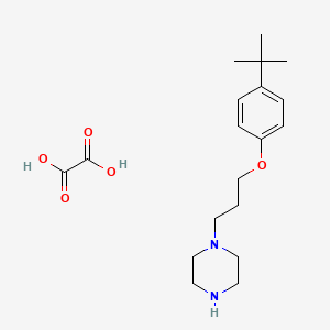 1-[3-(4-tert-butylphenoxy)propyl]piperazine oxalate