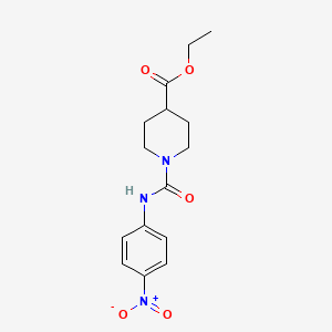 ethyl 1-{[(4-nitrophenyl)amino]carbonyl}-4-piperidinecarboxylate