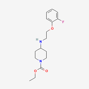 ethyl 4-{[2-(2-fluorophenoxy)ethyl]amino}piperidine-1-carboxylate