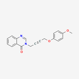 molecular formula C19H16N2O3 B4074046 3-[4-(4-methoxyphenoxy)-2-butyn-1-yl]-4(3H)-quinazolinone 