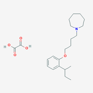 1-[4-(2-sec-butylphenoxy)butyl]azepane oxalate