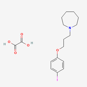 molecular formula C17H24INO5 B4074083 1-[3-(4-iodophenoxy)propyl]azepane oxalate 